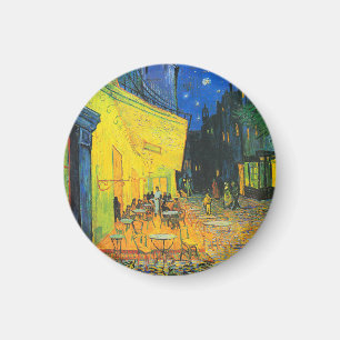Vincent Van Gogh Cafe Terrace At Night Fine Art Magnet
