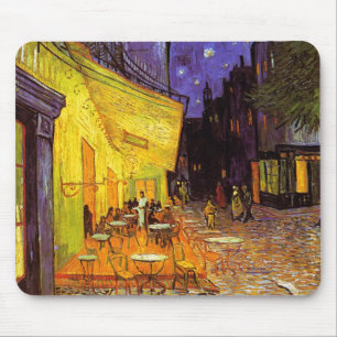 Vincent Van Gogh Cafe Terrace At Night Fine Art Mouse Mat