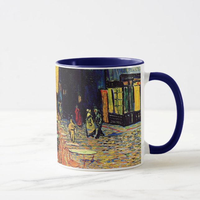 Vincent Van Gogh - Cafe Terrace At Night Fine Art Mug (Right)
