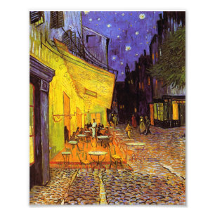 Vincent Van Gogh Cafe Terrace At Night Fine Art Photo Print