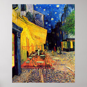 Vincent Van Gogh - Cafe Terrace At Night Fine Art Poster