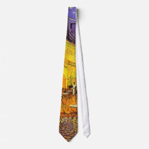 Vincent Van Gogh Cafe Terrace At Night Fine Art Tie