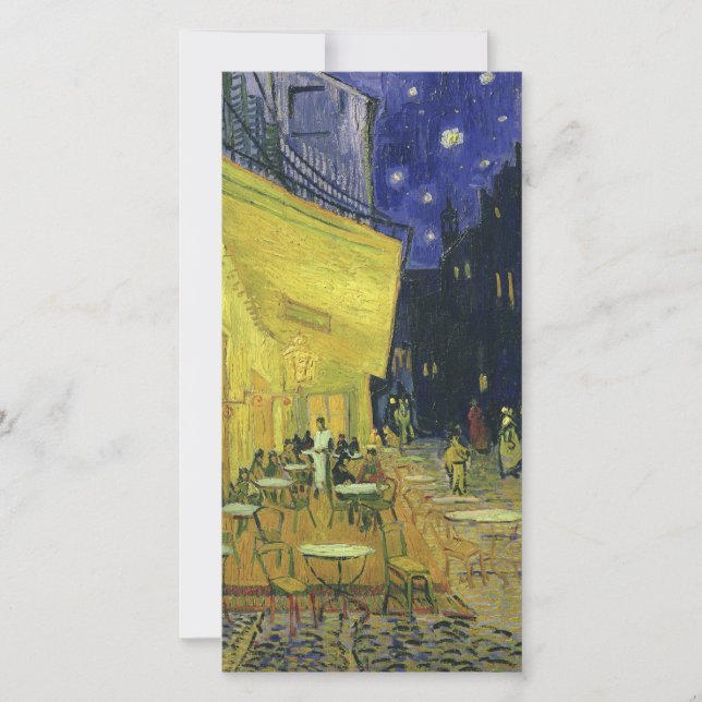 Vincent van Gogh - Cafe Terrace at Night Holiday Card (Front)