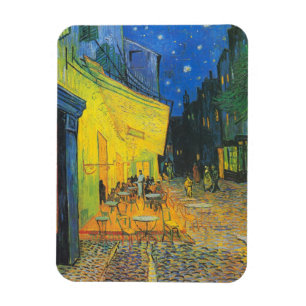 Vincent Van Gogh Cafe Terrace at Night Magnet