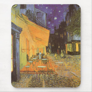 Vincent van Gogh - Cafe Terrace at Night Mouse Mat
