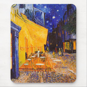 Vincent van Gogh Cafe Terrace at Night Mouse Mat