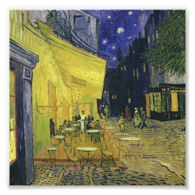 Vincent van Gogh - Cafe Terrace at Night Photo Print (Front)