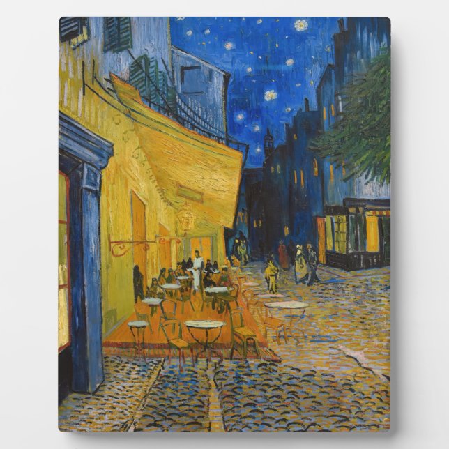 Vincent van Gogh - Cafe Terrace at Night Plaque (Front)