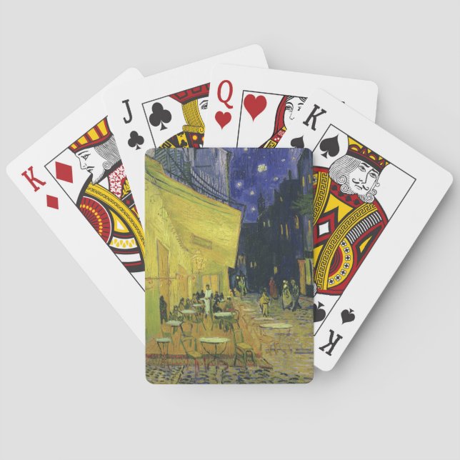 Vincent van Gogh - Cafe Terrace at Night Playing Cards (Back)