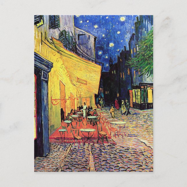 Vincent van Gogh - 'Café Terrace at Night' Postcard (Front)