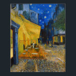 Vincent van Gogh - Cafe Terrace at Night Poster<br><div class="desc">Cafe Terrace on the Place du Forum at Night - Vincent van Gogh,  1888</div>