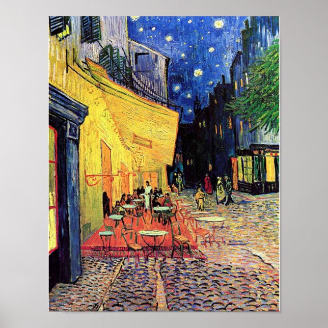Vincent van Gogh - 'Café Terrace at Night' Print (Front)
