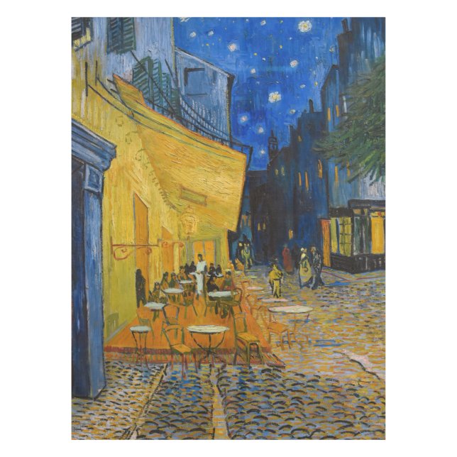 Vincent van Gogh - Cafe Terrace at Night Tablecloth (Front)
