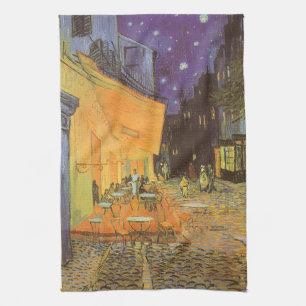 Vincent van Gogh - Cafe Terrace at Night Tea Towel