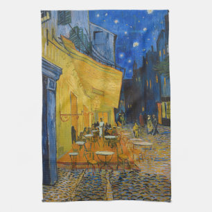Vincent van Gogh - Cafe Terrace at Night Tea Towel