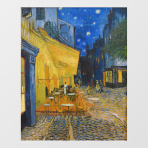 Vincent van Gogh - Cafe Terrace at Night Window Cling