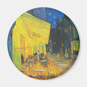 Vincent Van Gogh Cafe Terrace Masterpiece Magnet