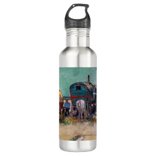 Vincent Van Gogh - Caravans, Gypsy Camp near Arles 710 Ml Water Bottle