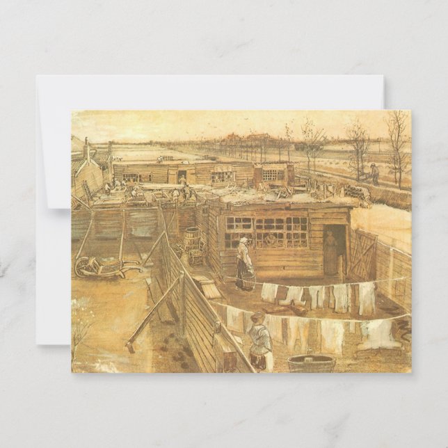Vincent van Gogh - Carpenter's Yard and Laundry (Front)