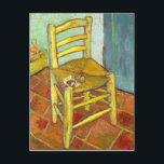 Vincent Van Gogh Chair with Pipe Postcard<br><div class="desc">Vincent Van Gogh Chair with Pipe Postcard</div>