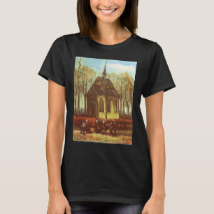 Vincent van Gogh - Chapel at Nuenen, Churchgoers T-Shirt