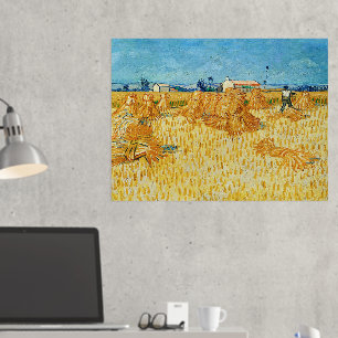 Vincent Van Gogh, Corn Harvest in Provence Foil Prints