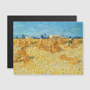 Vincent Van Gogh, Corn Harvest in Provence Magnetic Invitation