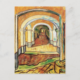 Vincent Van Gogh - Corridor Of Saint Paul Hospital Postcard