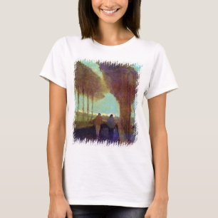 Vincent Van Gogh - Country Lane With Two Figures T-Shirt