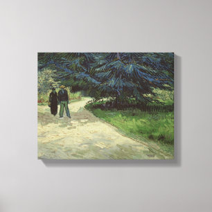 Vincent van Gogh   Couple in the Park, Arles, 1888 Canvas Print