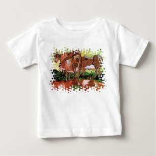 Vincent Van Gogh - Cows (After Jordaens) Fine Art Baby T-Shirt