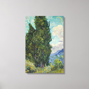 Vincent van Gogh - Cypresses Canvas Print