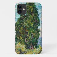 Vincent Van Gogh Cypresses Fine Art