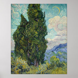 Vincent van Gogh - Cypresses Poster