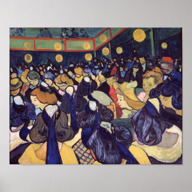 Vincent Van Gogh - Dance Hall In Arles Poster (Front)