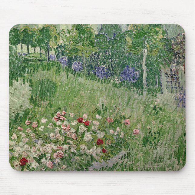 Vincent van Gogh | Daubigny's garden, 1890 Mouse Mat (Front)