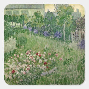 Vincent van Gogh   Daubigny's garden, 1890 Square Sticker