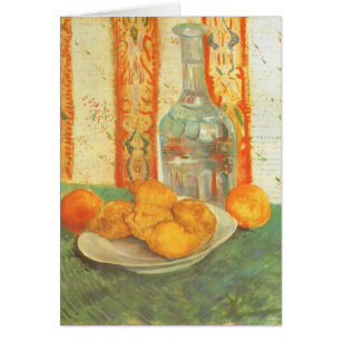 Vincent van Gogh - Decanter and Lemons on a Plate