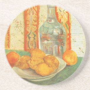 Vincent van Gogh - Decanter and Lemons on a Plate Coaster