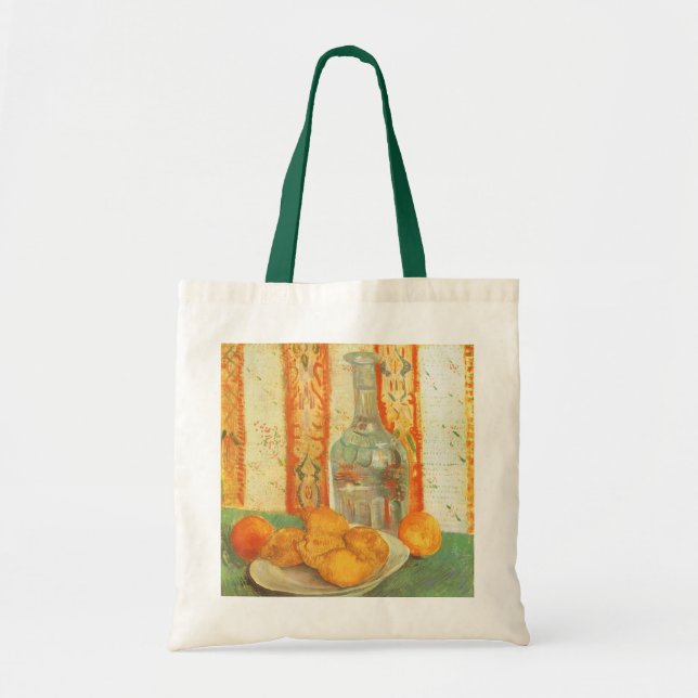 Vincent van Gogh - Decanter and Lemons on a Plate Tote Bag (Front)