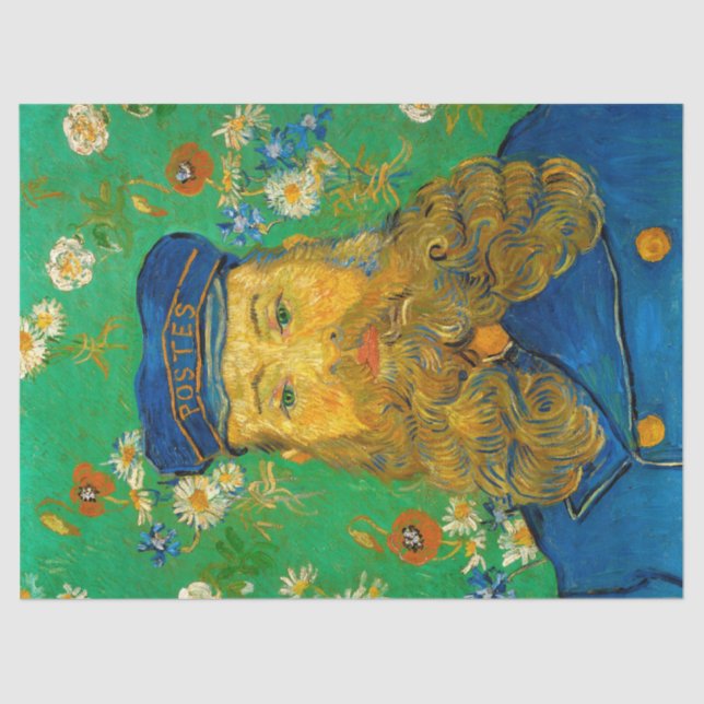 Vincent Van Gogh Decoupage Decoupaging Flowers Tissue Paper (Front)