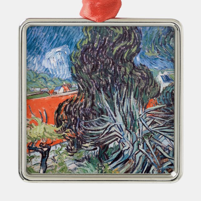 Vincent van Gogh - Doctor Gachet's Garden Metal Tree Decoration (Front)