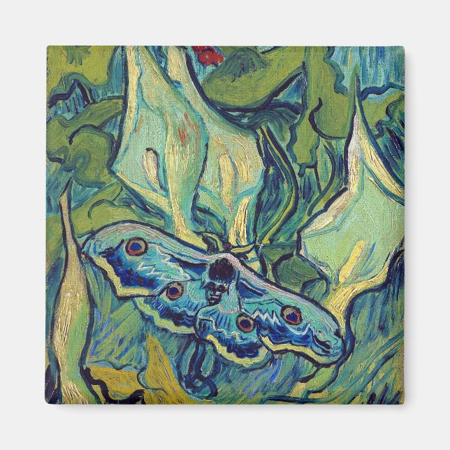 Vincent van Gogh Emperor Moth Magnet (Front)
