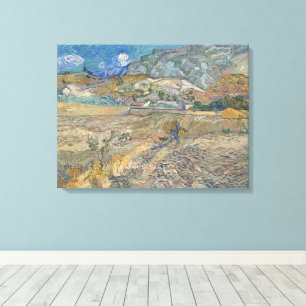 Vincent Van Gogh, Enclosed Field with Peasant Canvas Print