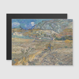 Vincent Van Gogh, Enclosed Field with Peasant Magnetic Invitation