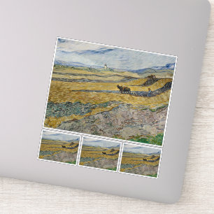 Vincent Van Gogh, Enclosed Field with Ploughman