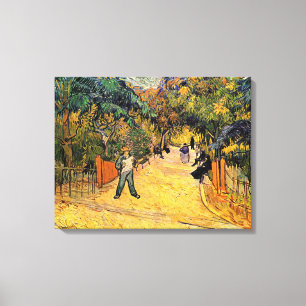 Vincent van Gogh - Entrance to Public Park, Arles Canvas Print