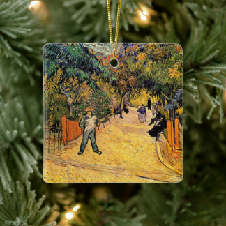 Vincent van Gogh - Entrance to Public Park, Arles Ceramic Tree Decoration