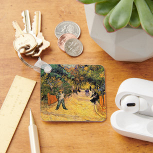 Vincent van Gogh - Entrance to Public Park, Arles Key Ring