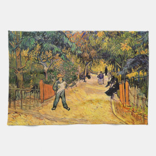 Vincent van Gogh - Entrance to Public Park, Arles Tea Towel